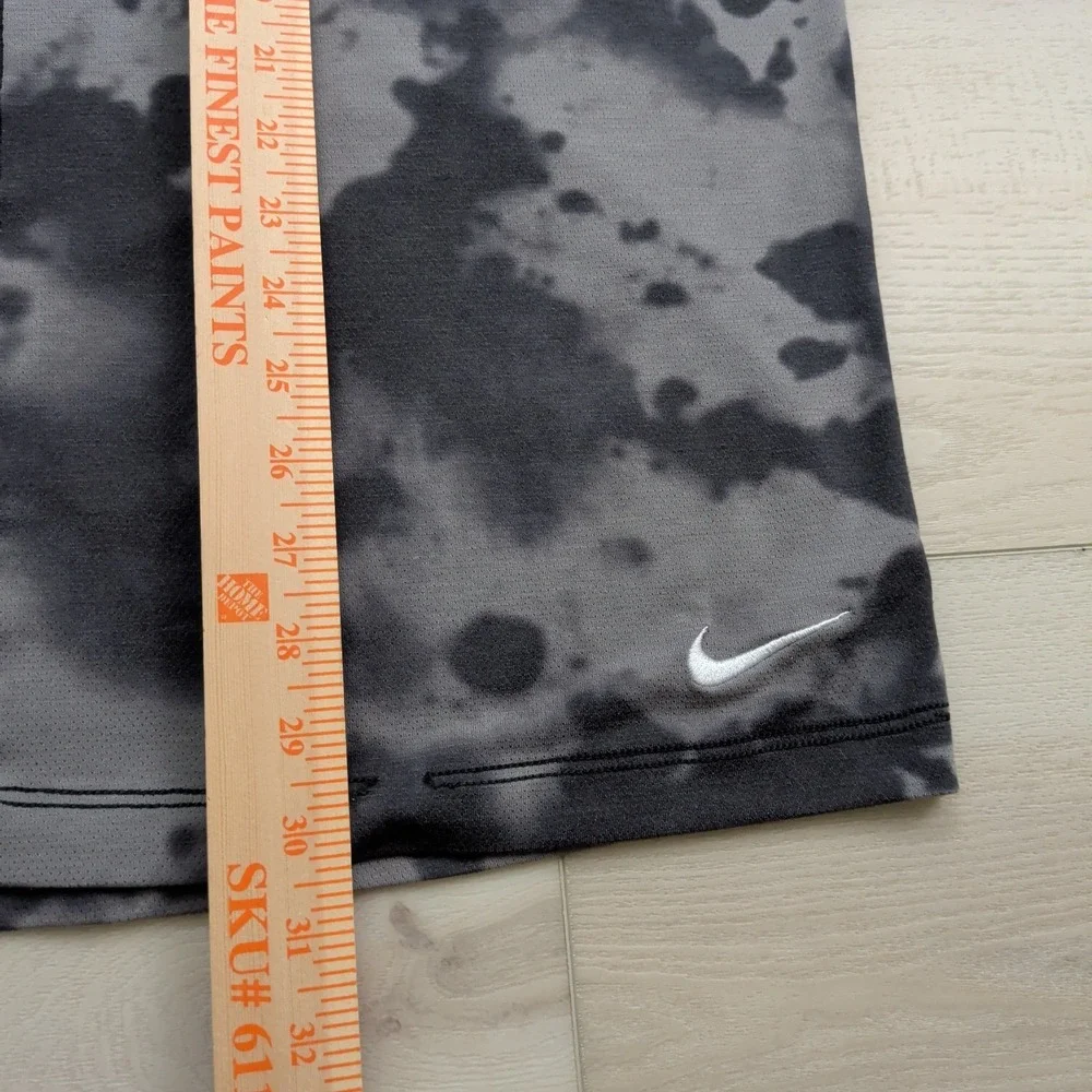 Nike‎ Yoga T-Shirt Mens LT Tall Dri-FIT Camo Allover Print Short-Sleeve Gridiron